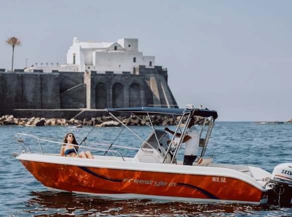 noleggio motobarca terminal boat 21 a ischia